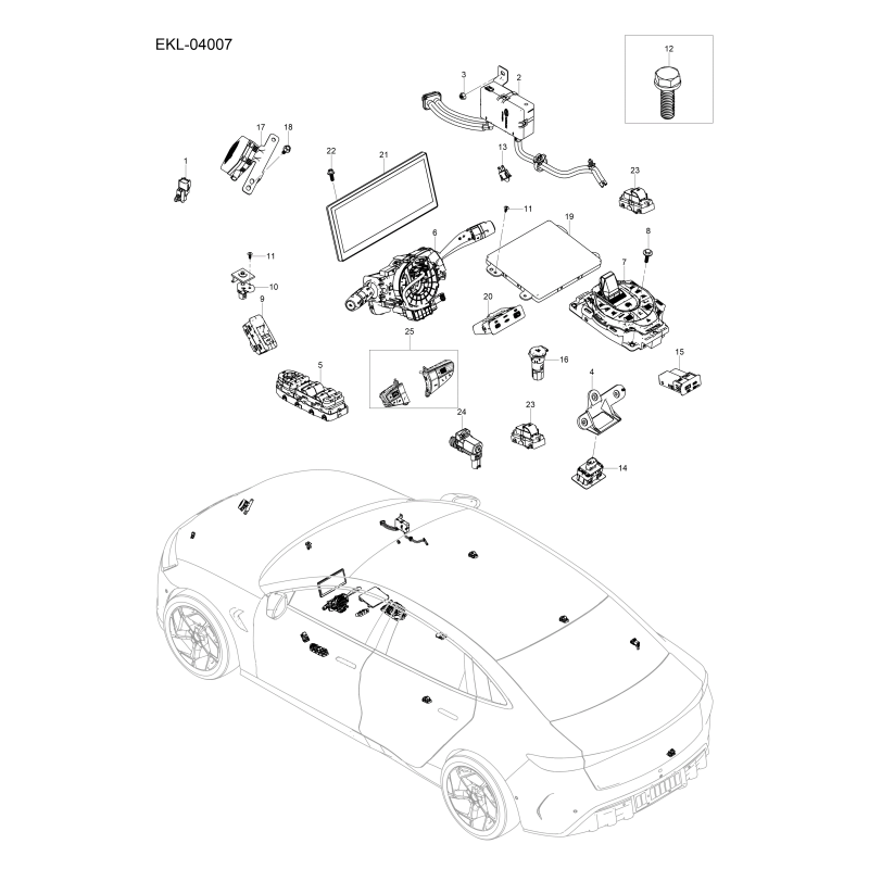 Accessoires électriques BYD Seal