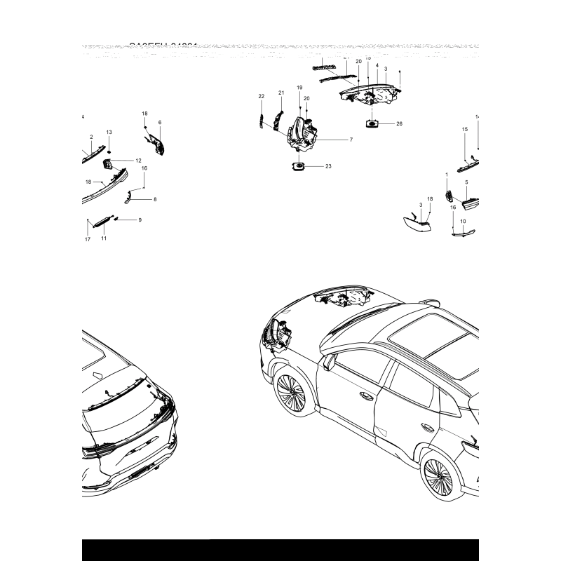Éclairage extérieur BYD Seal U EV