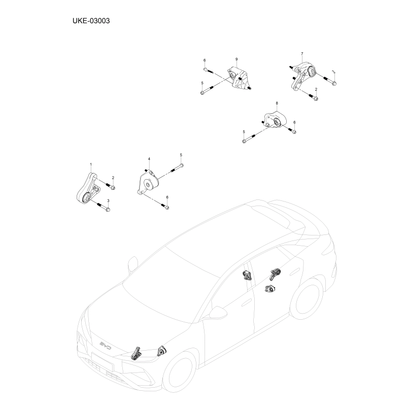 Suspension BYD Sealion 7