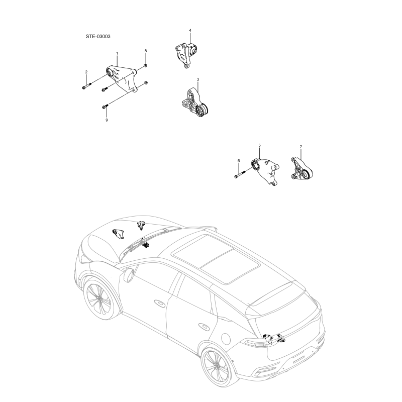 Suspension BYD Tang