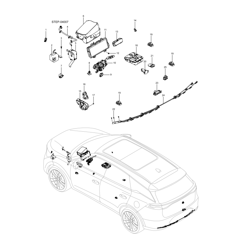 Accessoires électriques BYD Tang