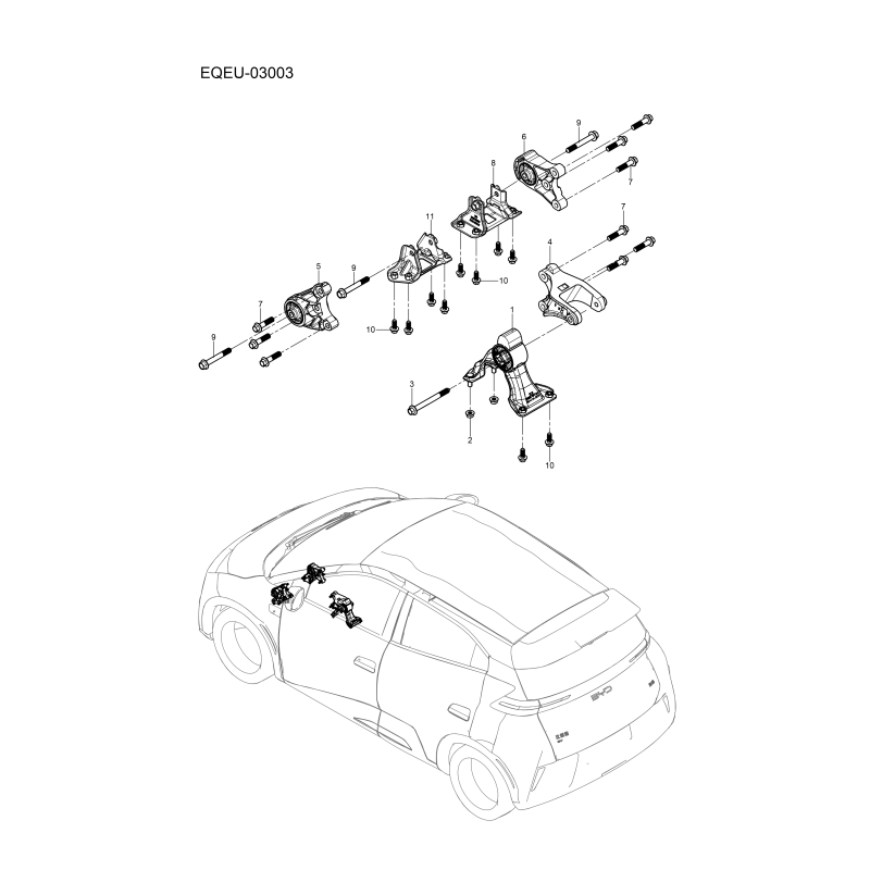 Suspension BYD Dolphin Surf