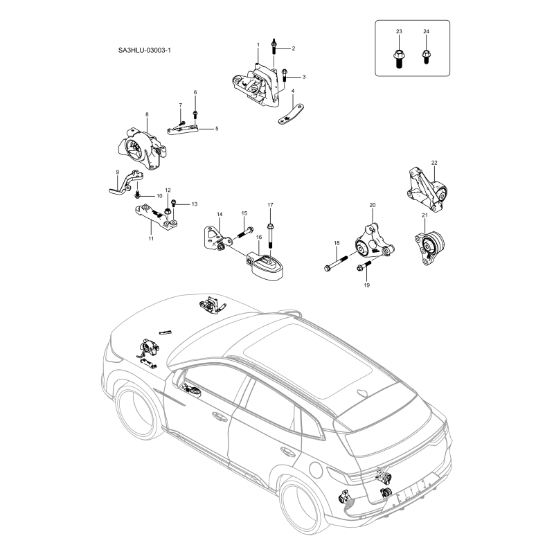 Suspension BYD Seal U DM-i