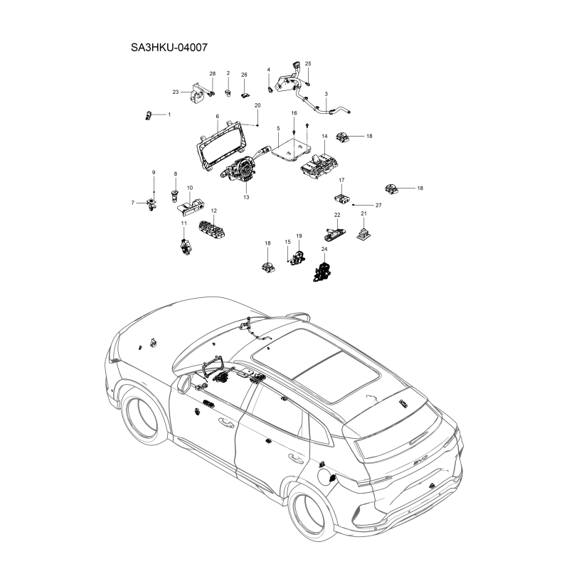 Accessoires électriques BYD Seal U DM-i