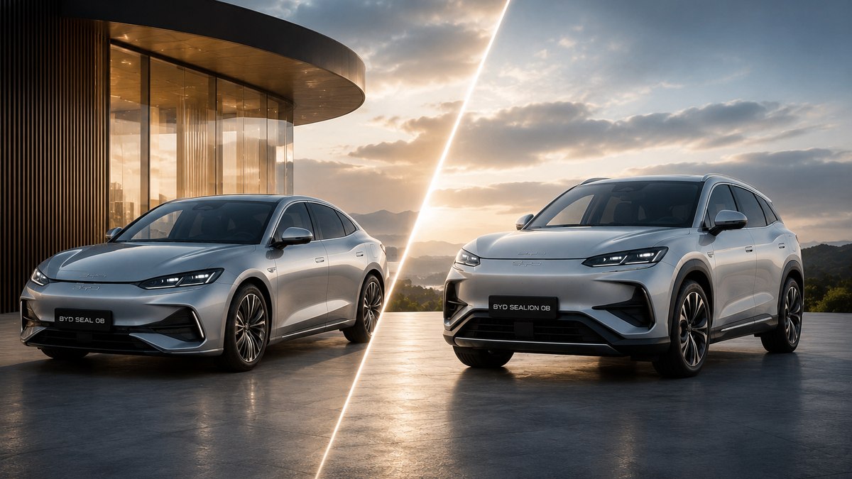 Seal 08 et Sealion 08 : l'offensive premium de BYD